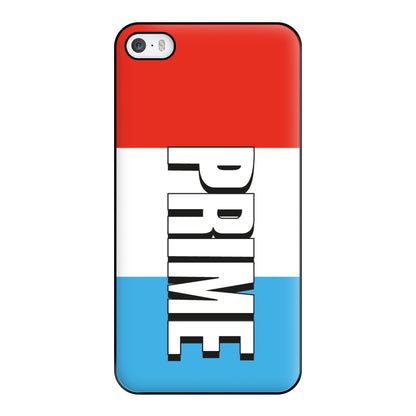 Prime - White And Red Phone Case for iPhone 5 / 5s / SE 2016