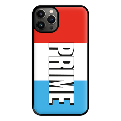 Prime - White And Red Phone Case for iPhone 13