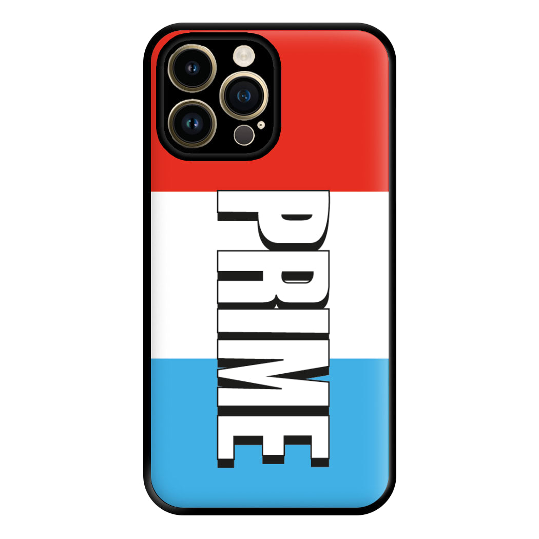 Prime - White And Red Phone Case for iPhone 14 Pro Max