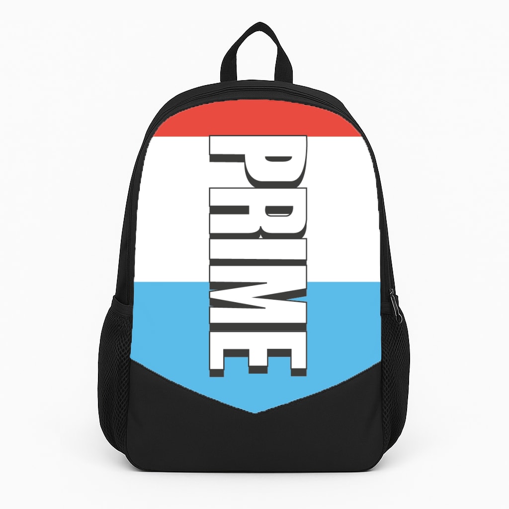 Prime - White And Red Backpack