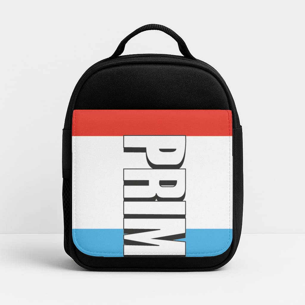 Prime - White And Red Insulated Lunchbox