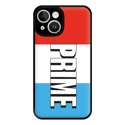 Prime - White And Red Phone Case for iPhone 14