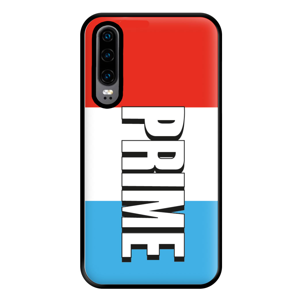 Prime - White And Red Phone Case for Huawei P30