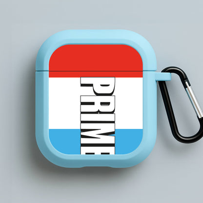 Prime - White And Red Blue AirPods Case