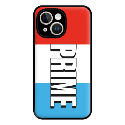 Prime - White And Red Phone Case for iPhone 14 Plus