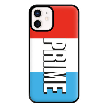 Prime - White And Red Phone Case for iPhone 12 Mini