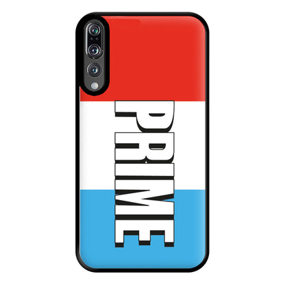 Prime - White And Red Phone Case for Huawei P20 Pro