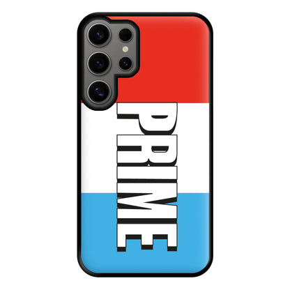 Prime - White And Red Phone Case for Galaxy S24 Ultra