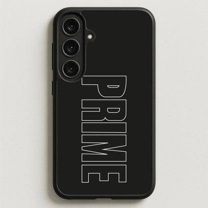 Prime - Black Phone Case for Galaxy S25FE