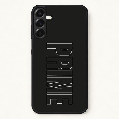 Prime - Black Phone Case for Galaxy A37