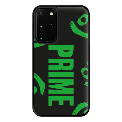 Prime - Green And Black Phone Case for Galaxy S20 Plus