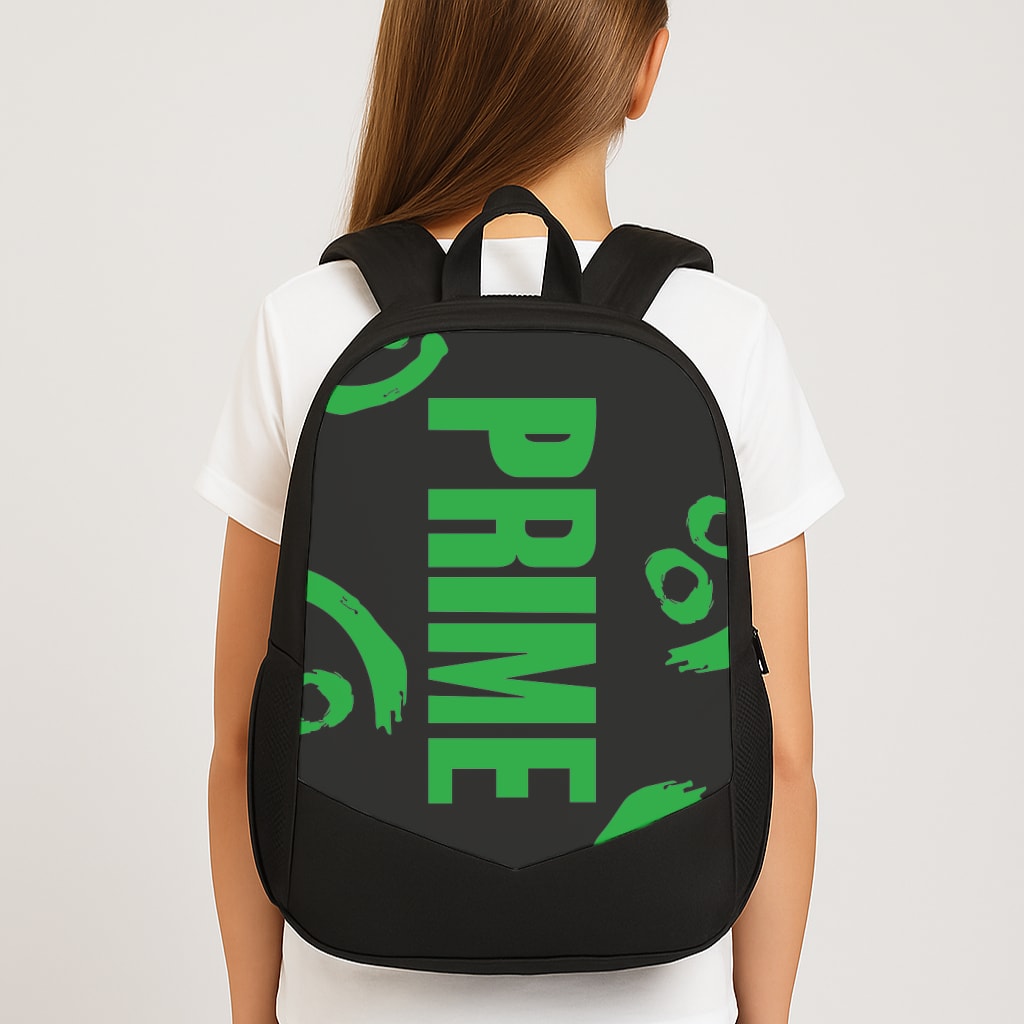 Prime - Green And Black Backpack