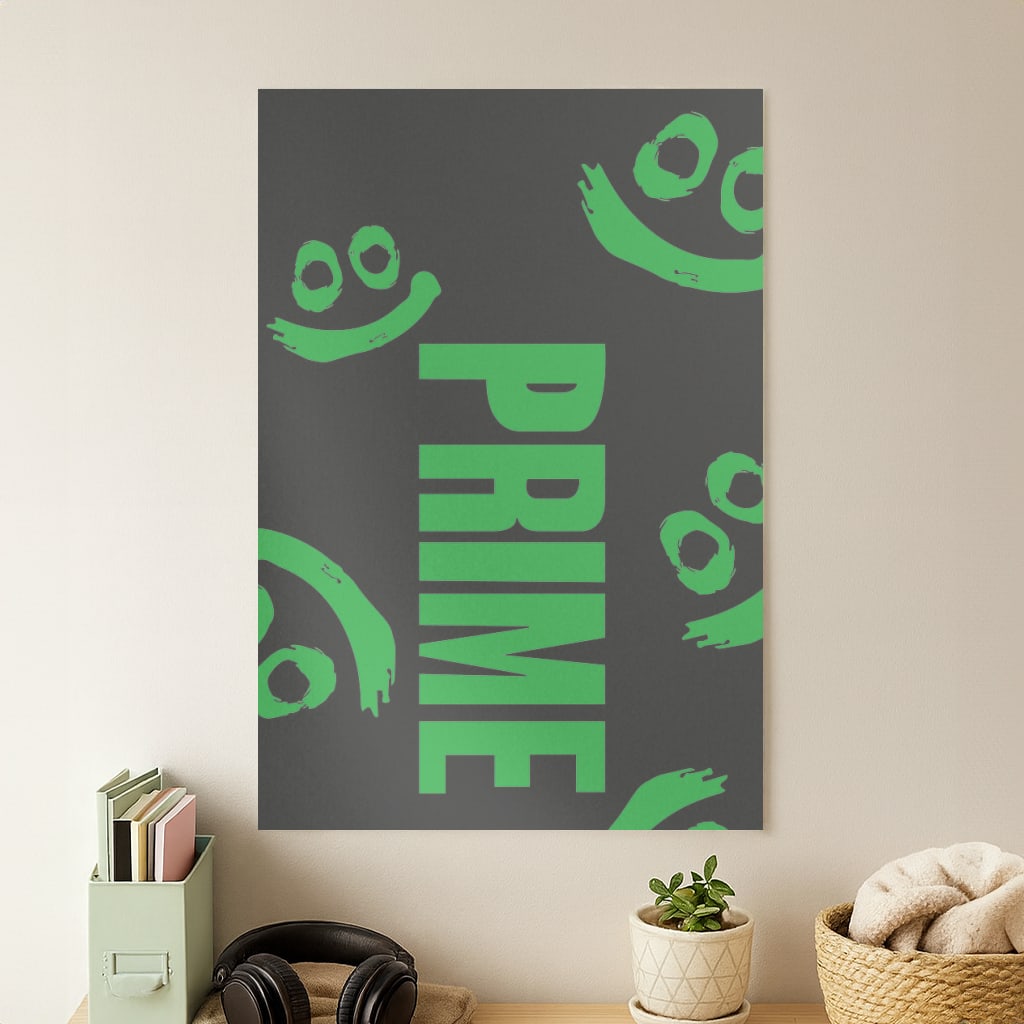 Prime - Green And Black Poster
