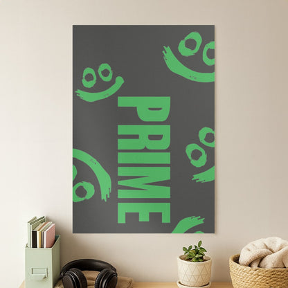 Prime - Green And Black Poster