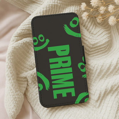 Prime - Green And Black Wallet Phone Case