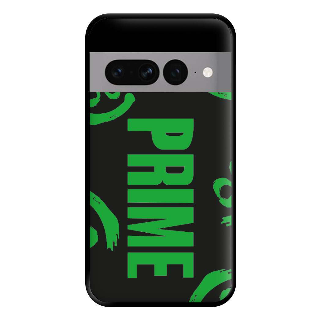 Prime - Green And Black Phone Case for Google Pixel 7 Pro