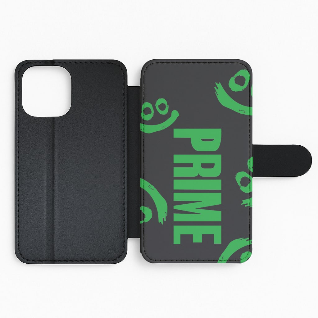 Prime - Green And Black Flip Phone Case