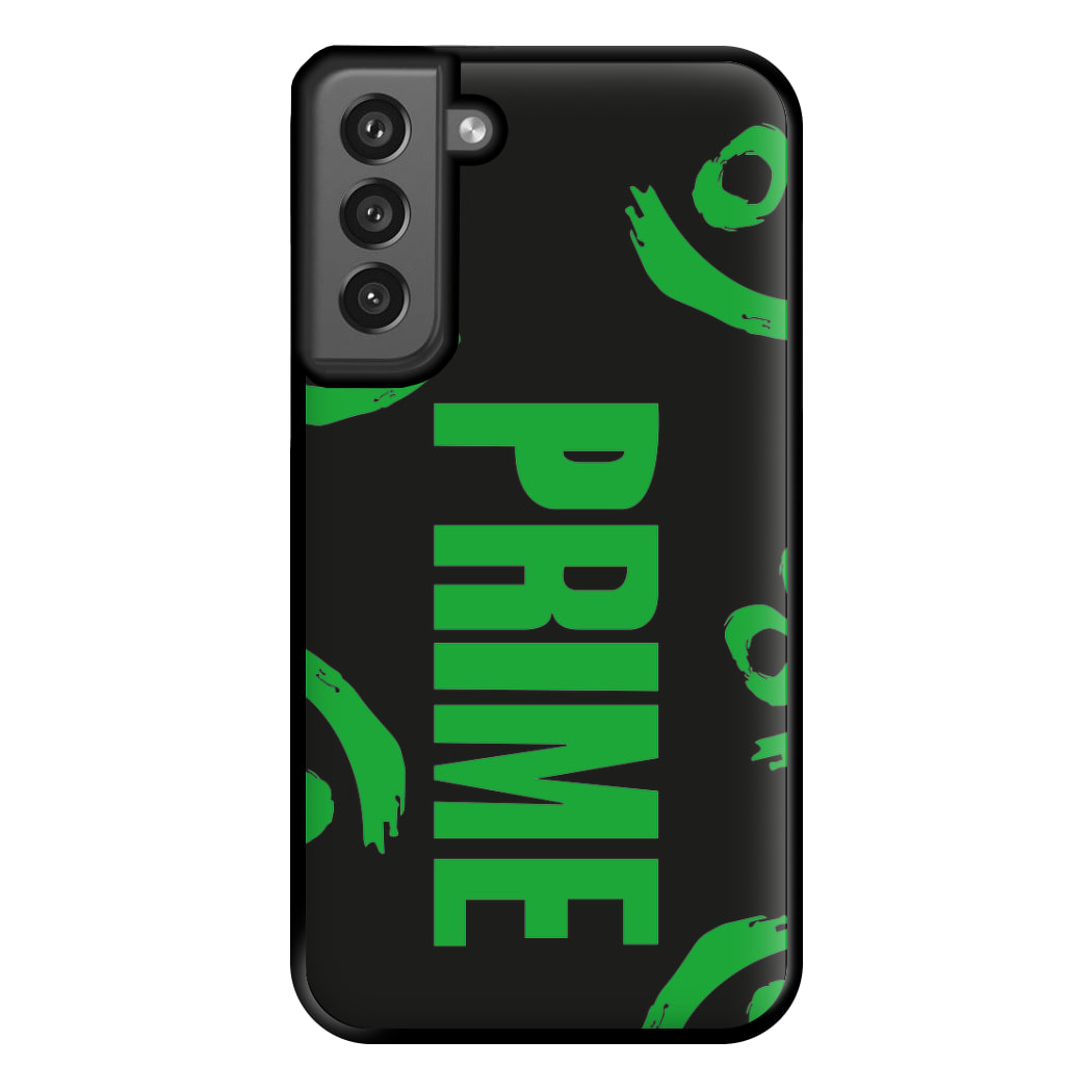 Prime - Green And Black Phone Case for Galaxy S21FE