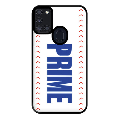 Prime - Baseball Pattern Phone Case for Galaxy A21s