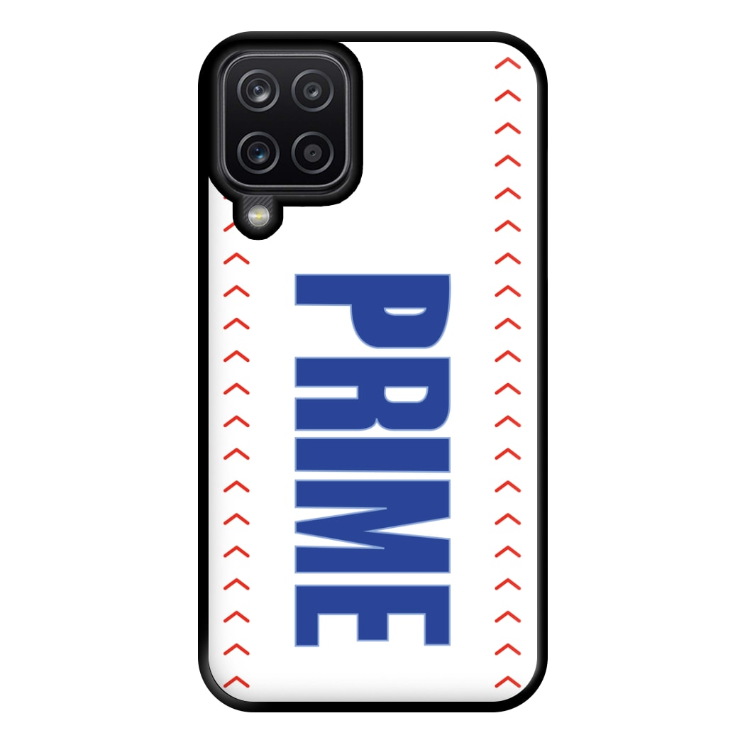 Prime - Baseball Pattern Phone Case for Galaxy A12