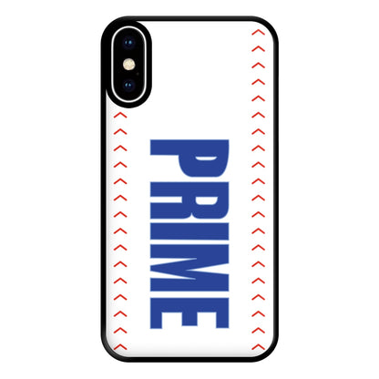 Prime - Baseball Pattern Phone Case for iPhone XS Max