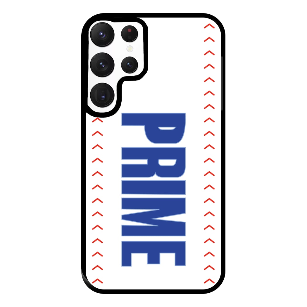 Prime - Baseball Pattern Phone Case for Galaxy S22 Ultra