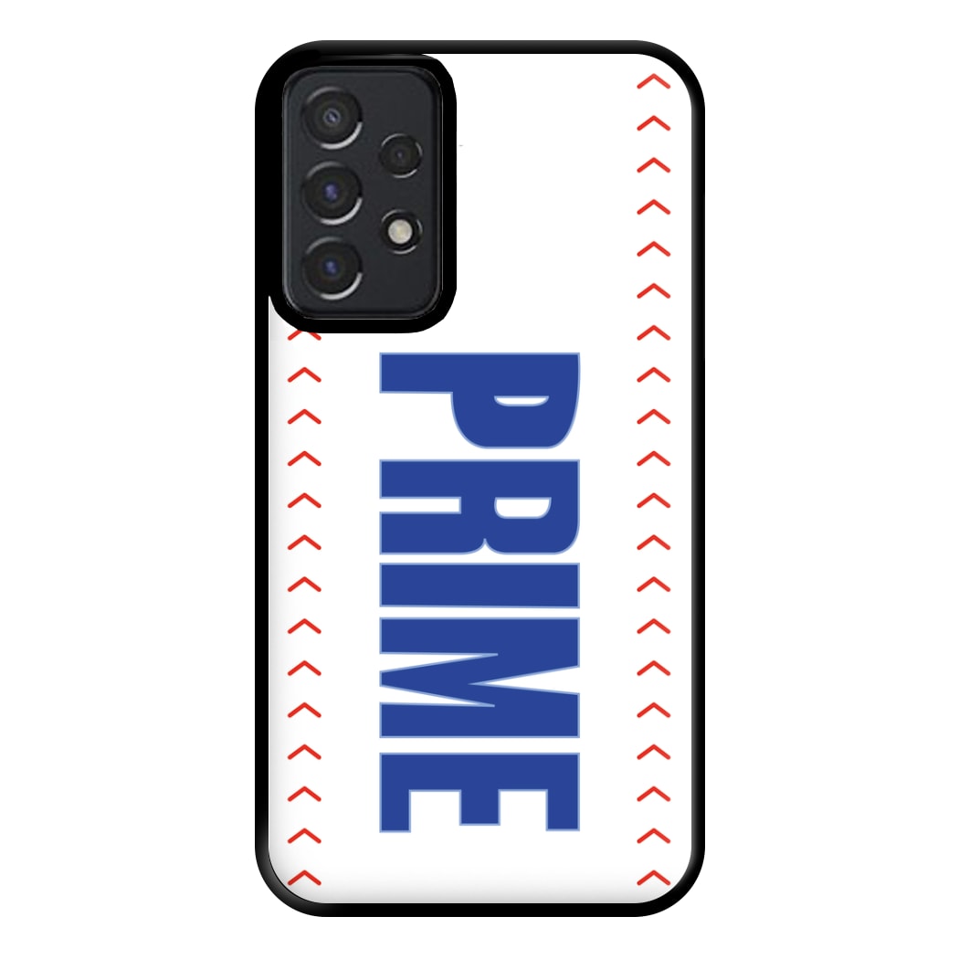 Prime - Baseball Pattern Phone Case for Galaxy A52 / A52s