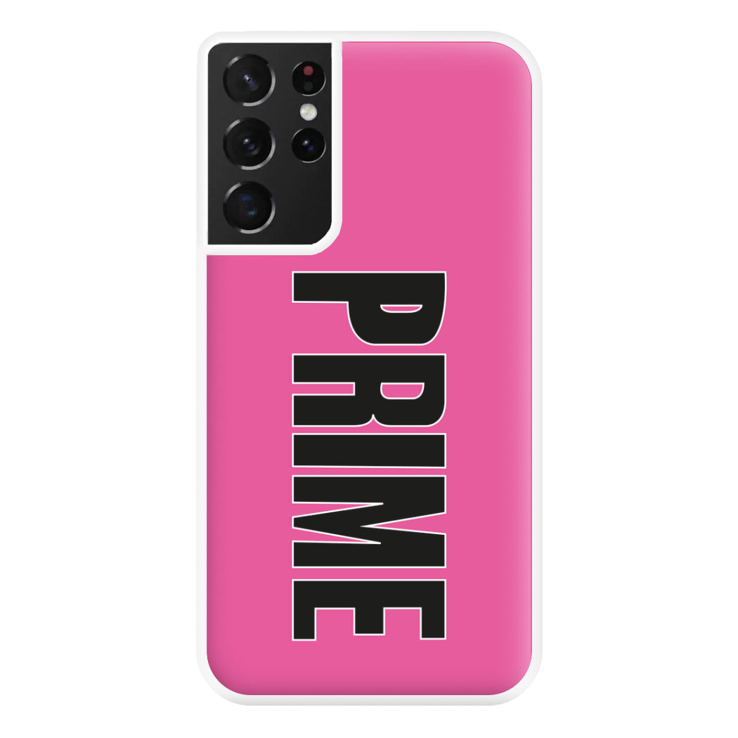 Prime - Pink Phone Case for Galaxy S21 Ultra