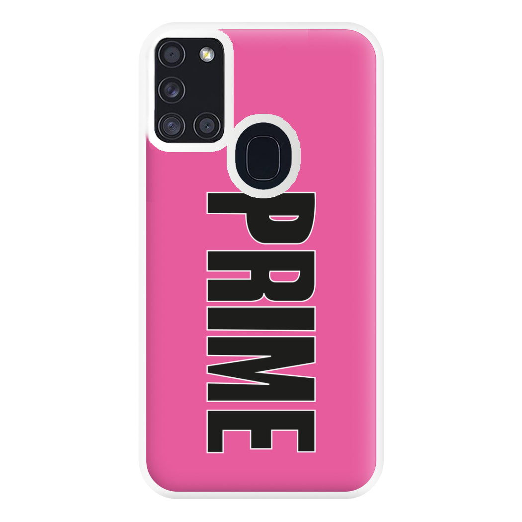 Prime - Pink Phone Case for Galaxy A21s