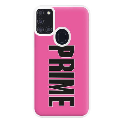 Prime - Pink Phone Case for Galaxy A21s