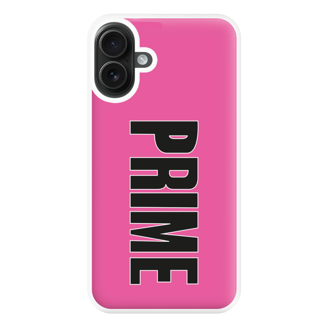 Prime - Pink Phone Case for iPhone 16 Plus