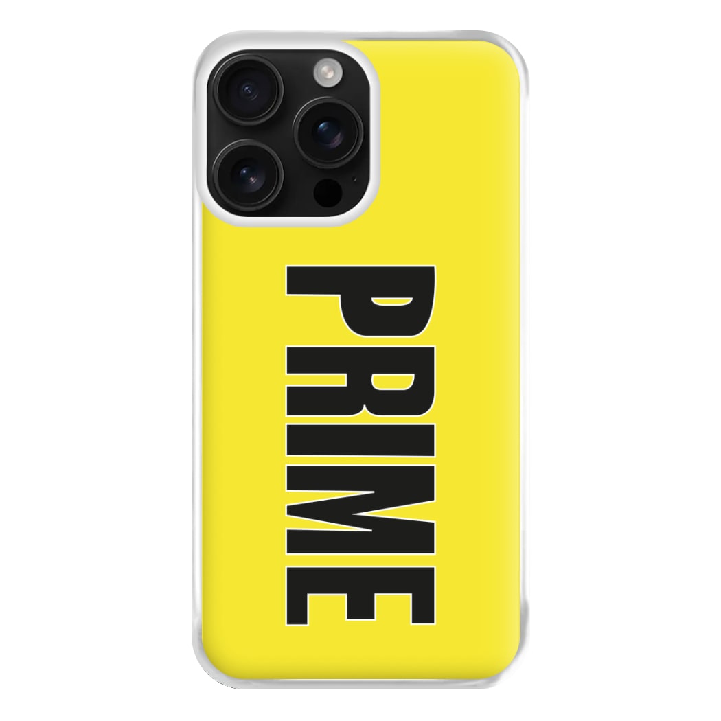 Prime - Yellow Phone Case