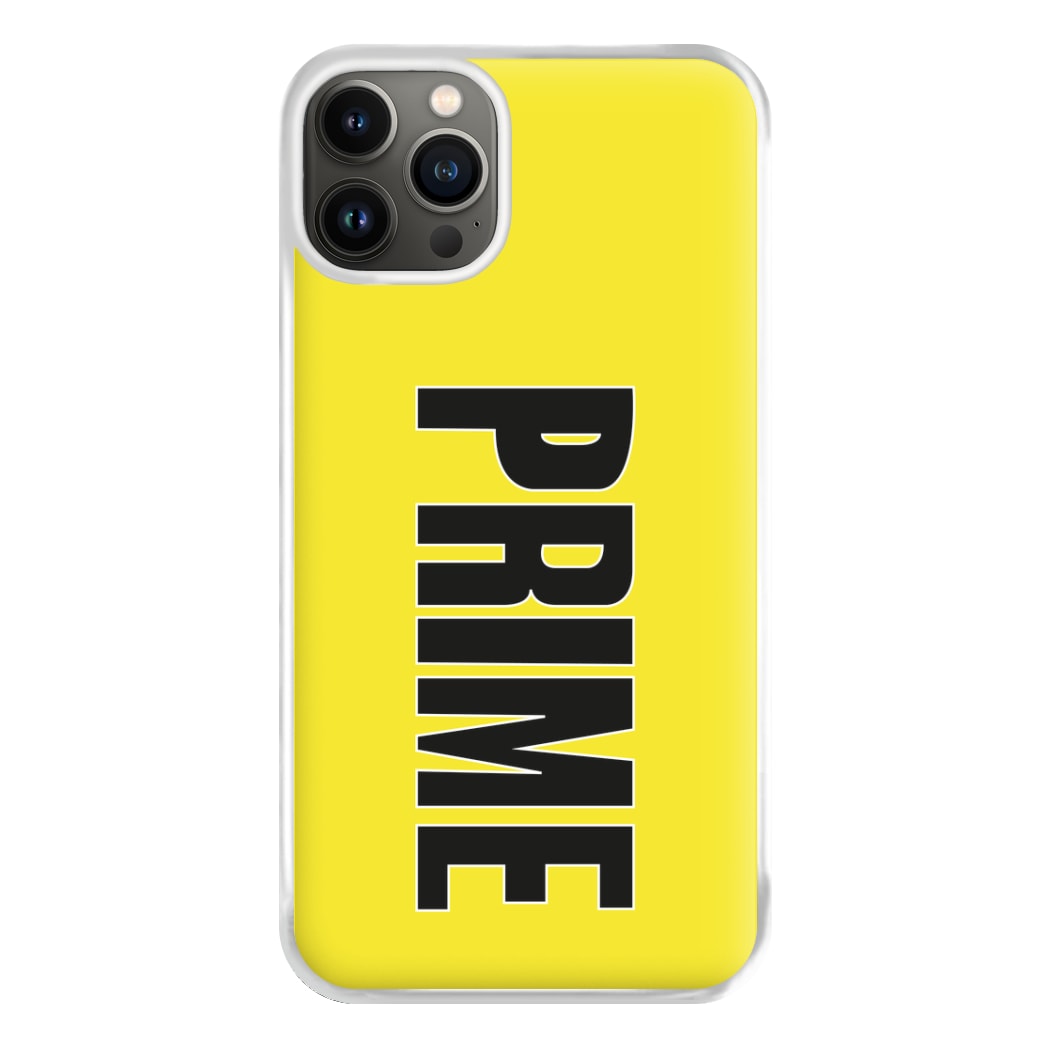 Prime - Yellow Phone Case for iPhone 13