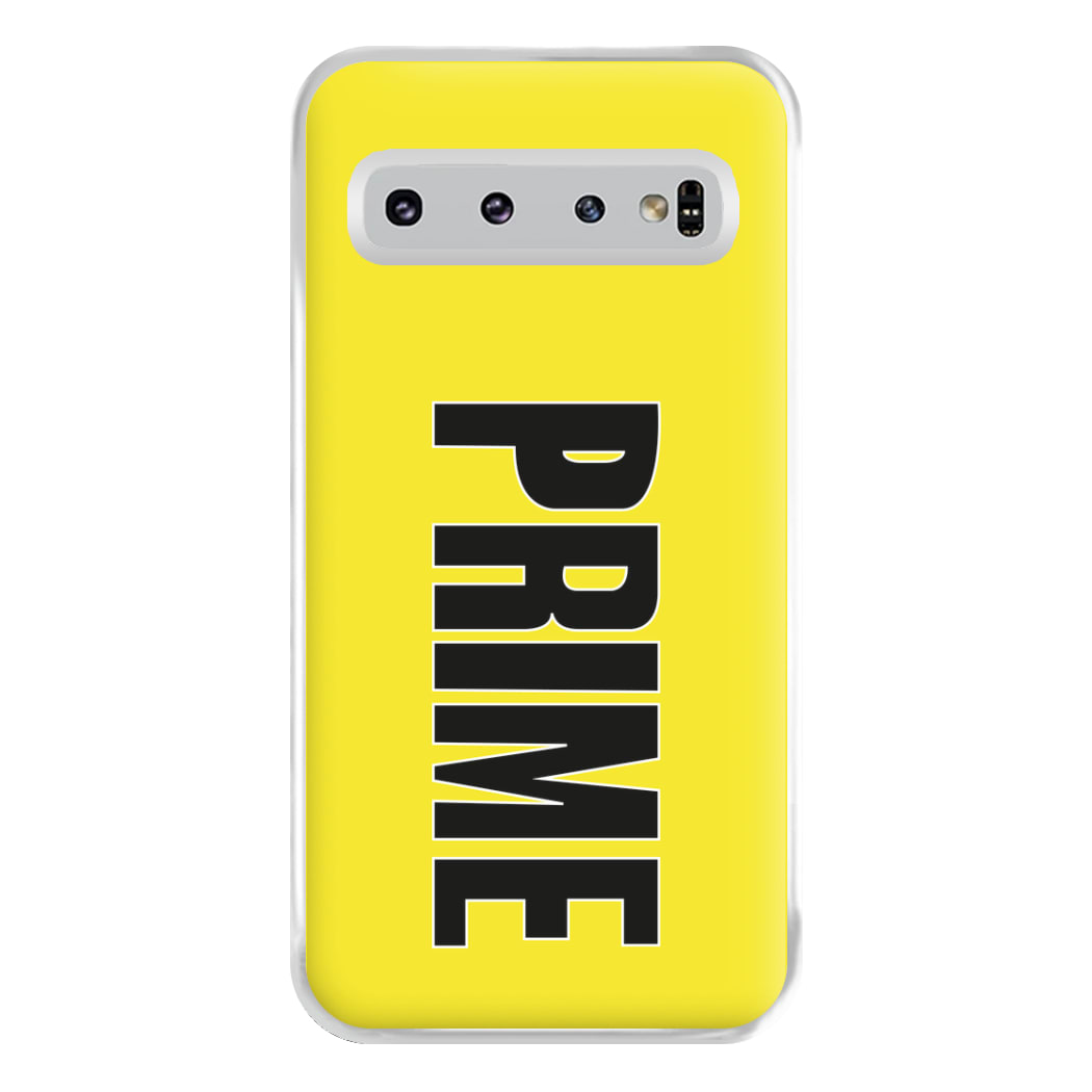 Prime - Yellow Phone Case for Galaxy S10 Plus