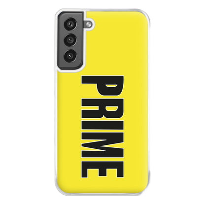 Prime - Yellow Phone Case for Galaxy S21FE