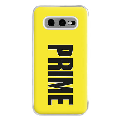 Prime - Yellow Phone Case for Galaxy S10e