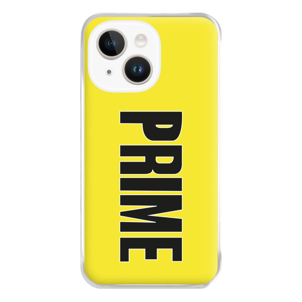 Prime - Yellow Phone Case for iPhone 14 Plus