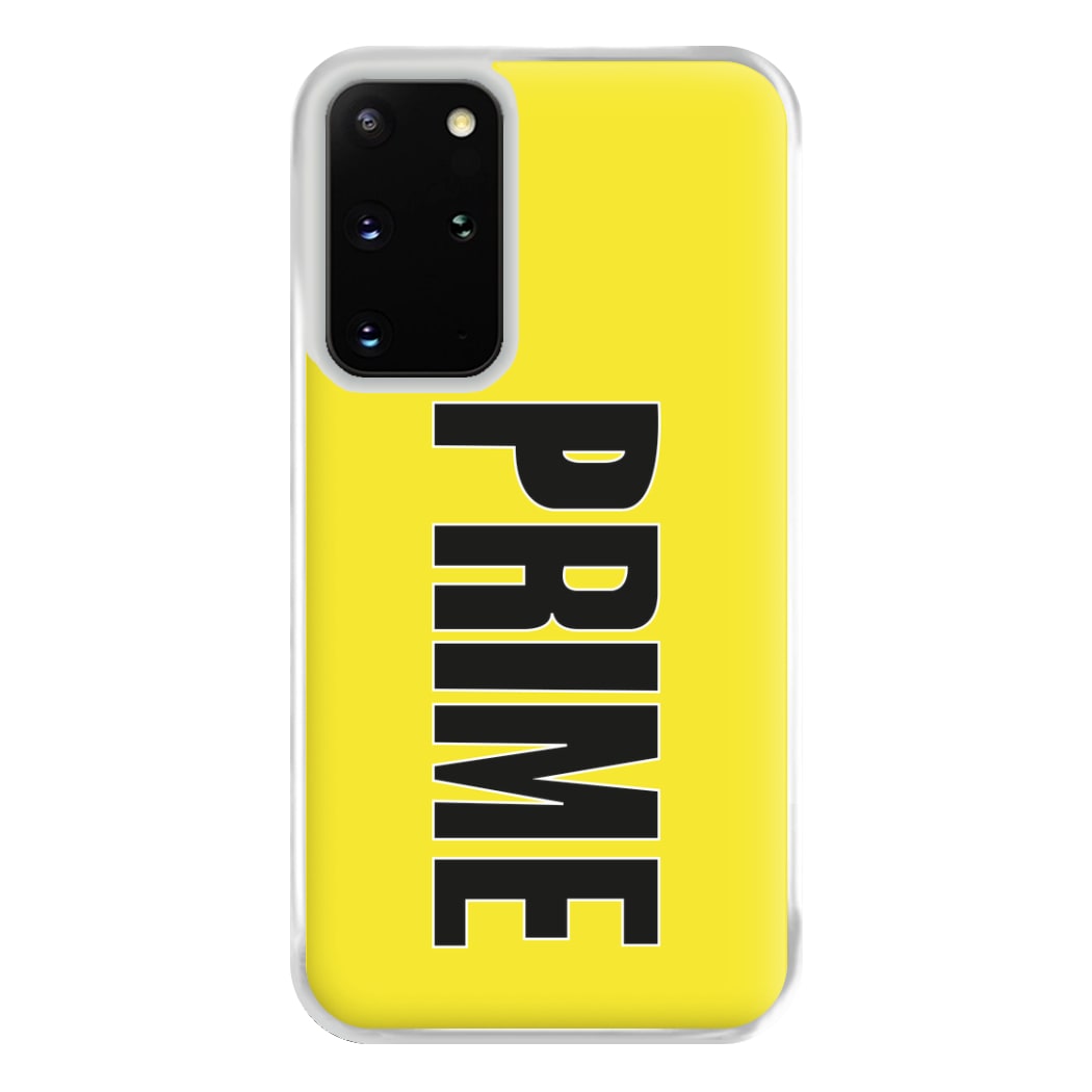 Prime - Yellow Phone Case for Galaxy S20 Plus