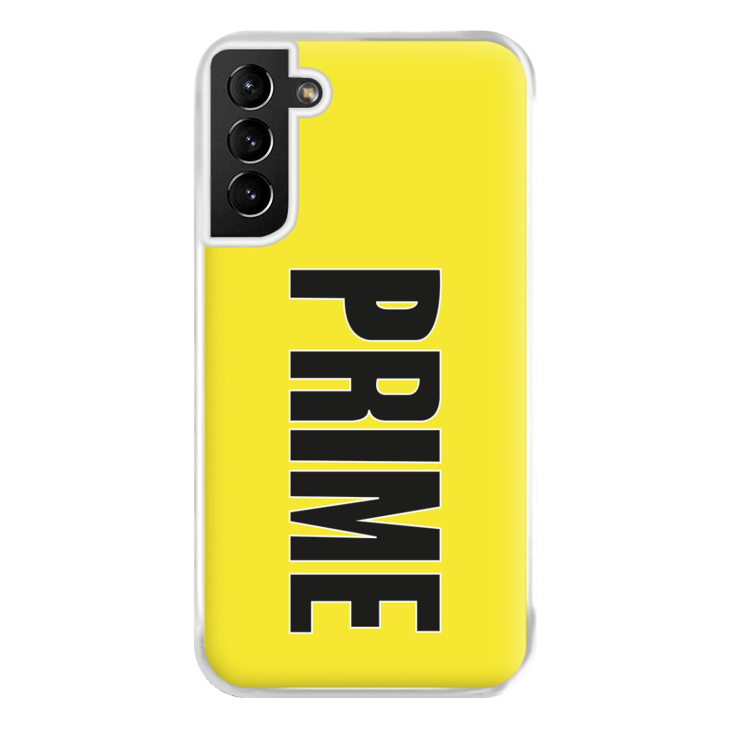 Prime - Yellow Phone Case for Galaxy S21 Plus