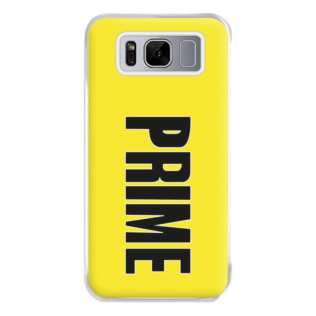 Prime - Yellow Phone Case for Galaxy S8 Plus