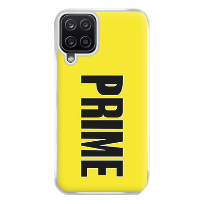 Prime - Yellow Phone Case for Galaxy A12