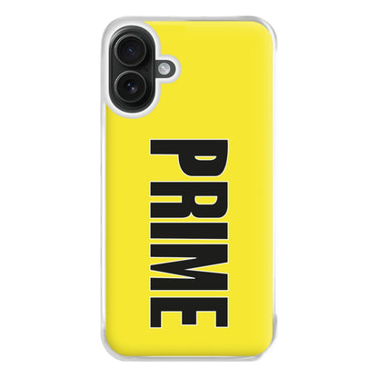 Prime - Yellow Phone Case for iPhone 16 Plus