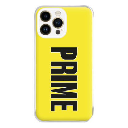 Prime - Yellow Phone Case for iPhone 14 Pro Max