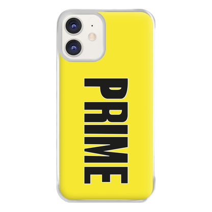 Prime - Yellow Phone Case for iPhone 12 / 12 Pro