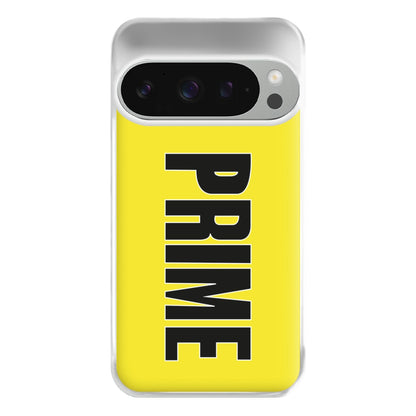 Prime - Yellow Phone Case for Google Pixel 9 Pro XL