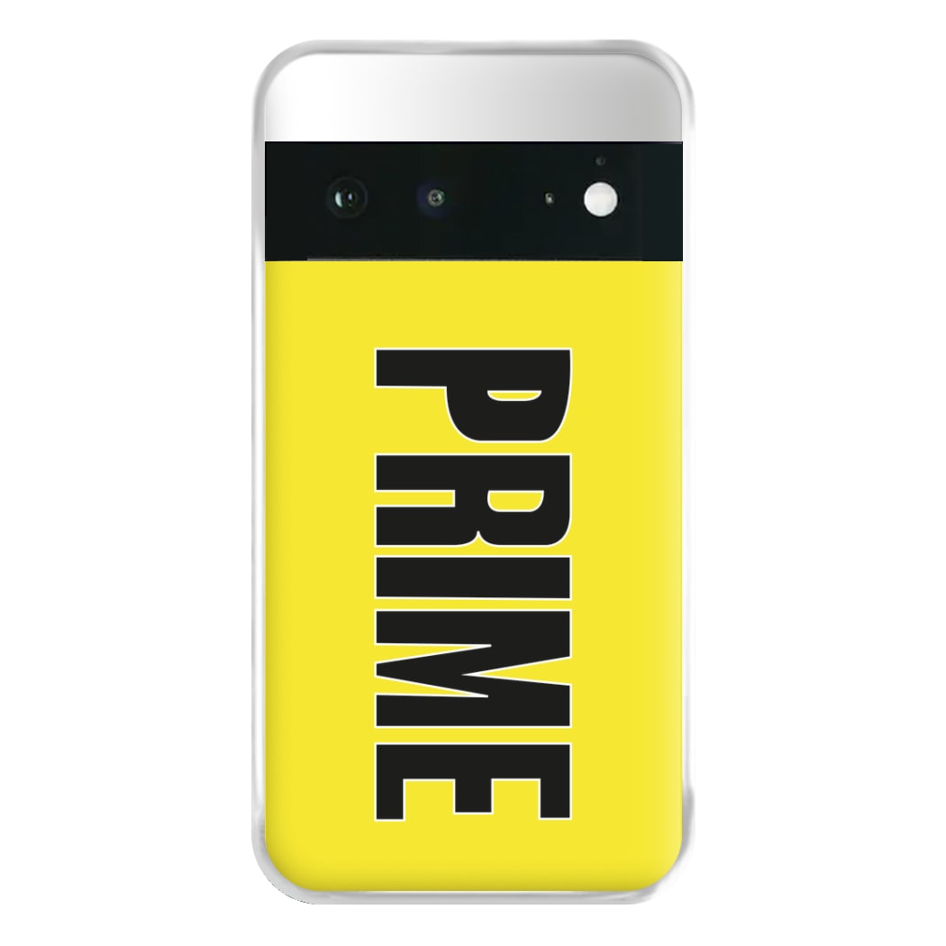 Prime - Yellow Phone Case for Google Pixel 6a