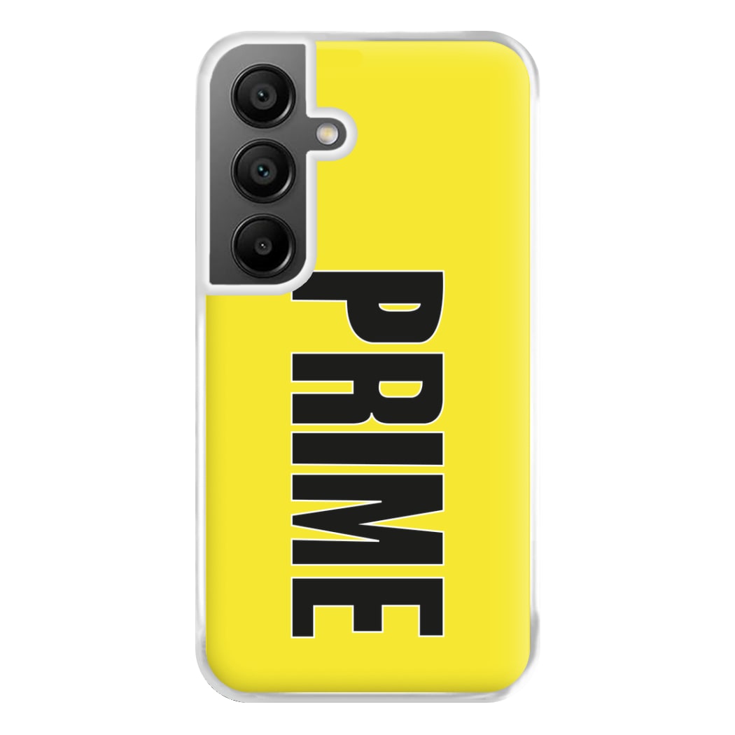 Prime - Yellow Phone Case for Galaxy A55