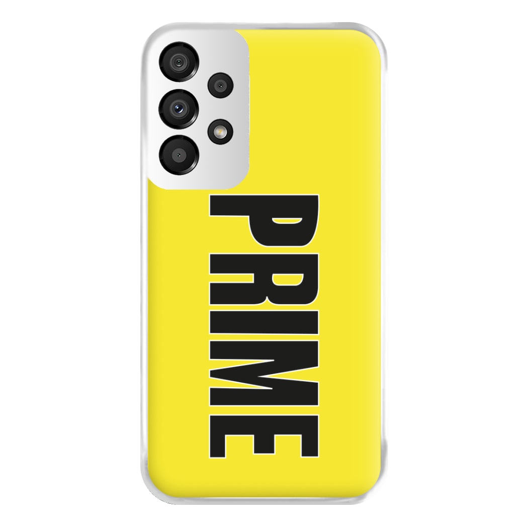 Prime - Yellow Phone Case for Galaxy A33