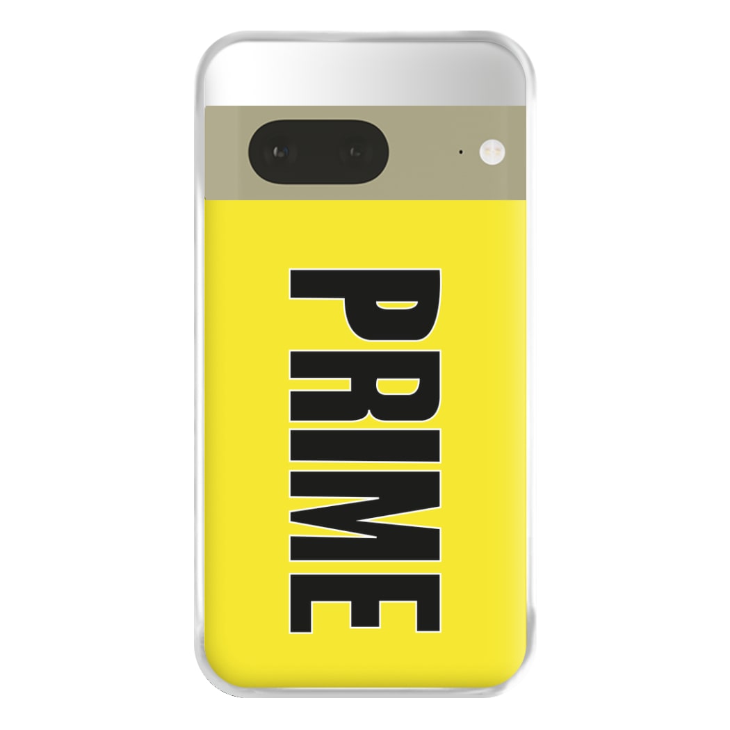 Prime - Yellow Phone Case for Google Pixel 7a