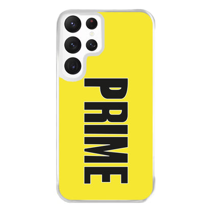 Prime - Yellow Phone Case for Galaxy S22 Ultra